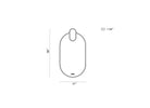 Eurofase 48510-028 Mrissa LED Mirror in Black