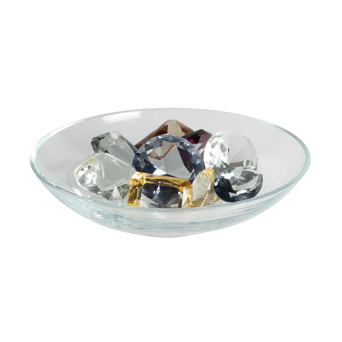 Clear Bowl with 9 Oxford Jewels
