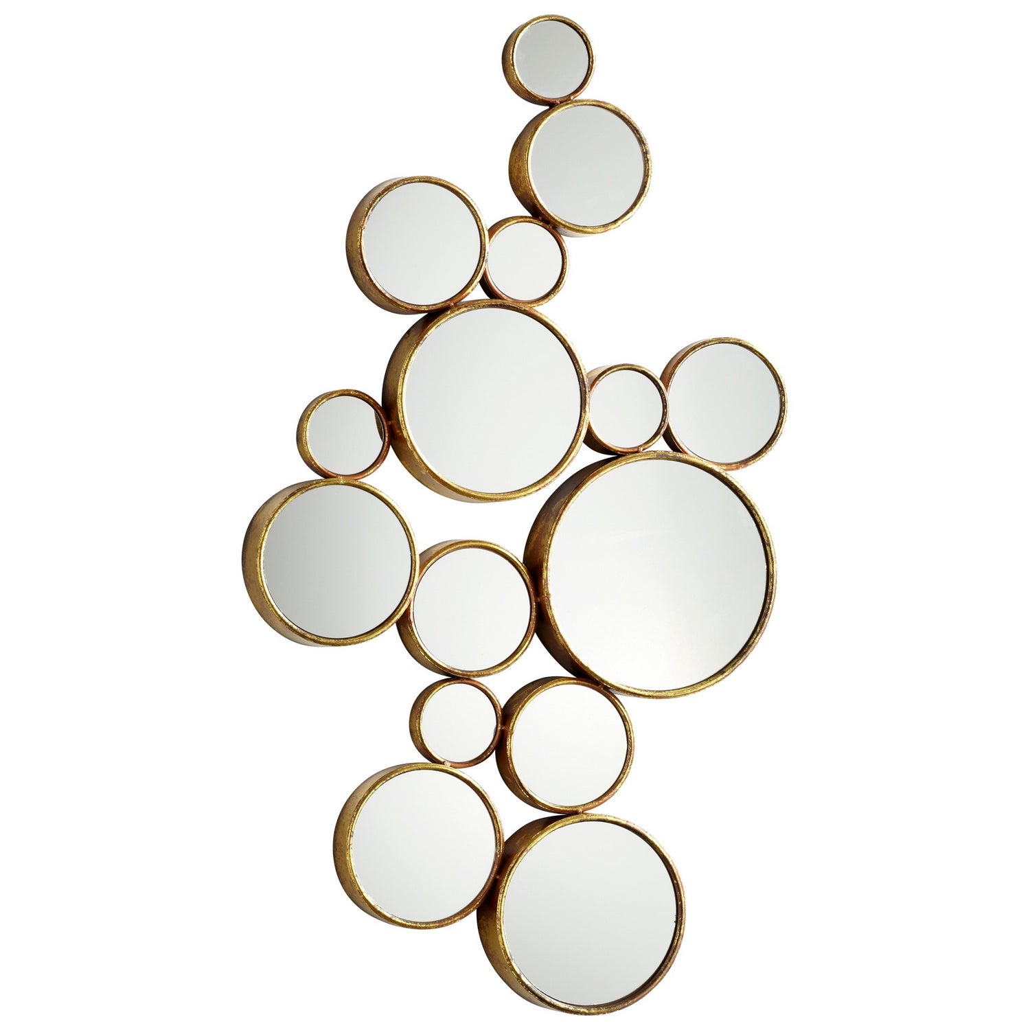 Cyan Canada - 05825 - Mirror - Bubbles - Gold