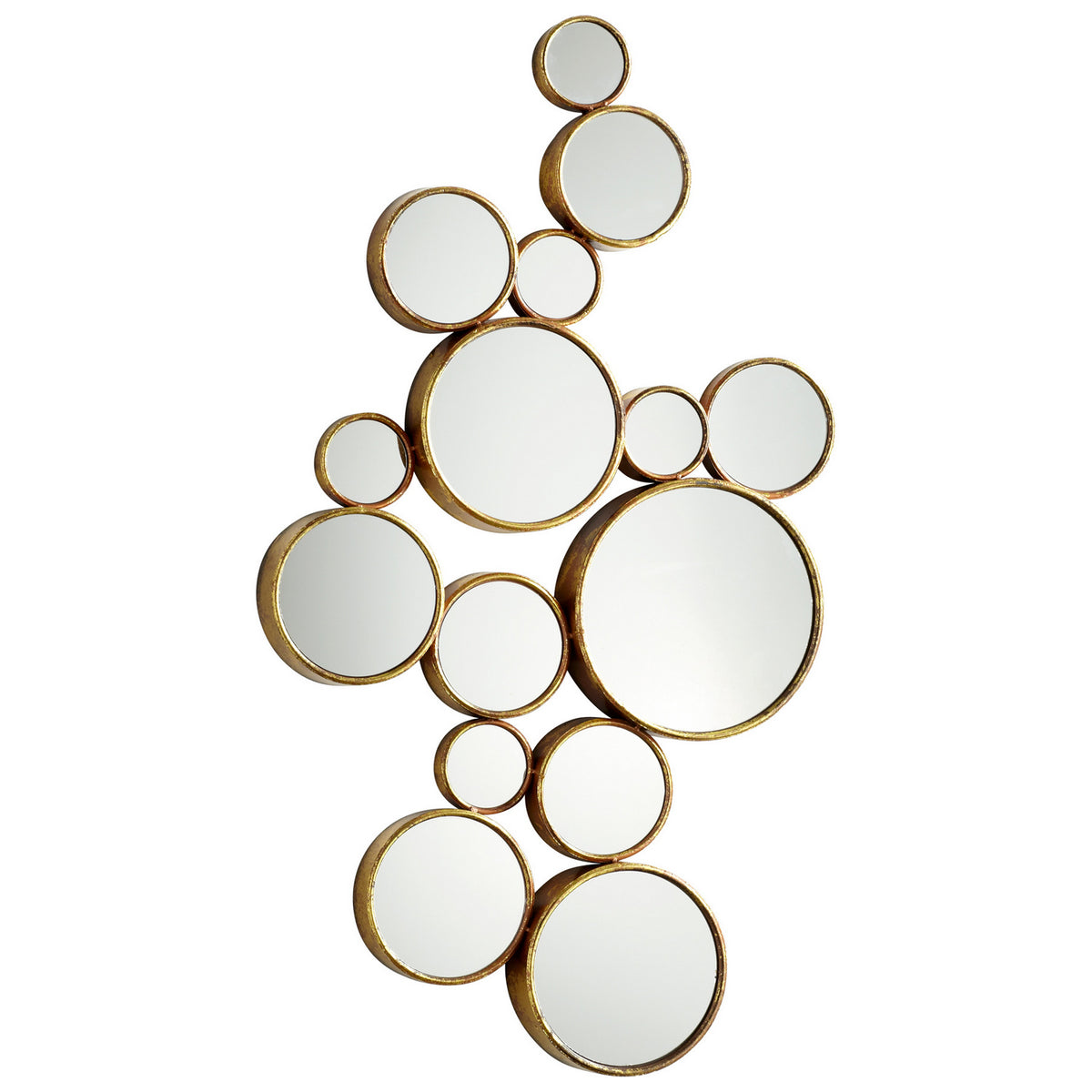 Cyan Canada - 05825 - Mirror - Bubbles - Gold