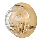Applique murale Fredrick Ramond FR31260HBR Nala Crystal en laiton Heritage
