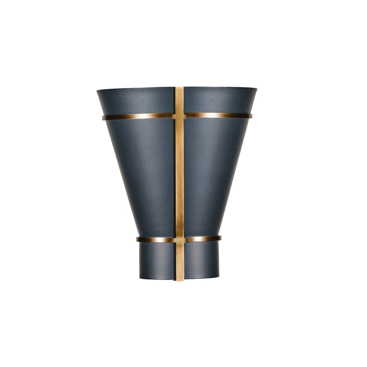 Varaluz - 536W01ZNCBRZ - One Light Wall Sconce - Brasserie - Blackened Zinc/Heritage Bronze