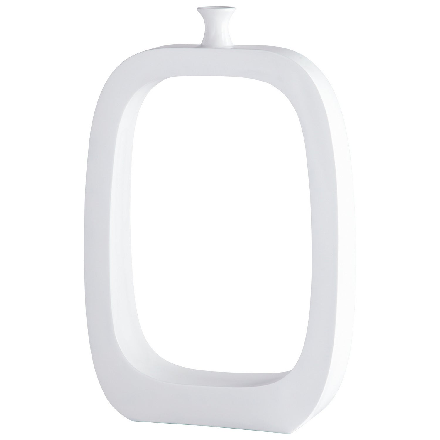 Cyan Canada - 05985 - Vase - Beyond the Pale - White
