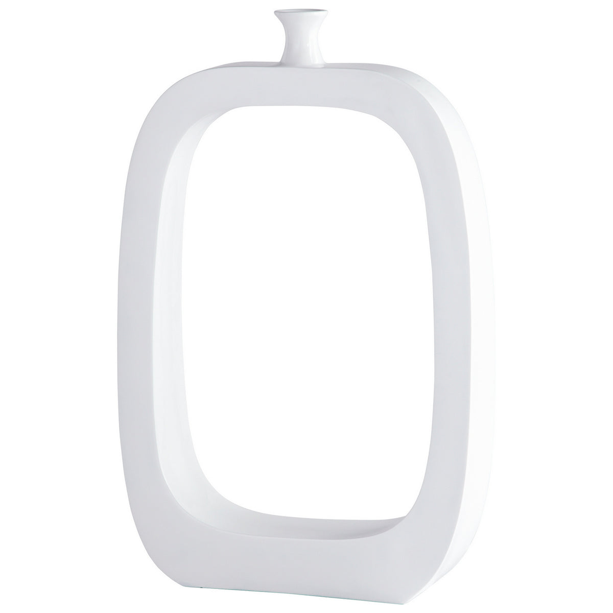 Cyan Canada - 05985 - Vase - Beyond the Pale - White