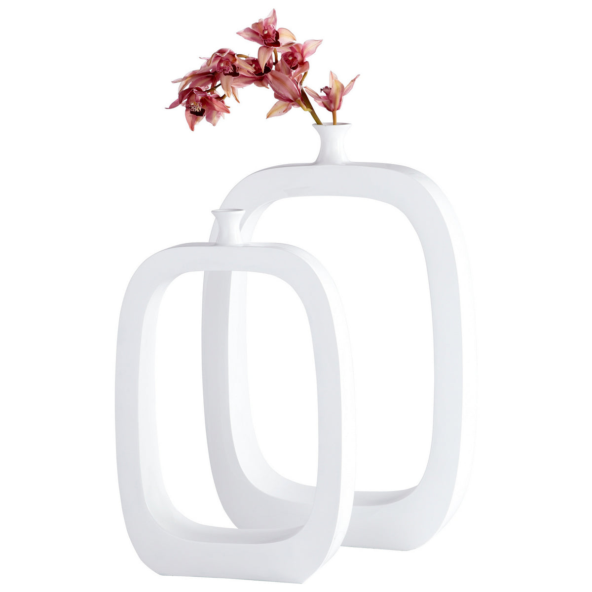 Cyan Canada - 05986 - Vase - Beyond the Pale - White