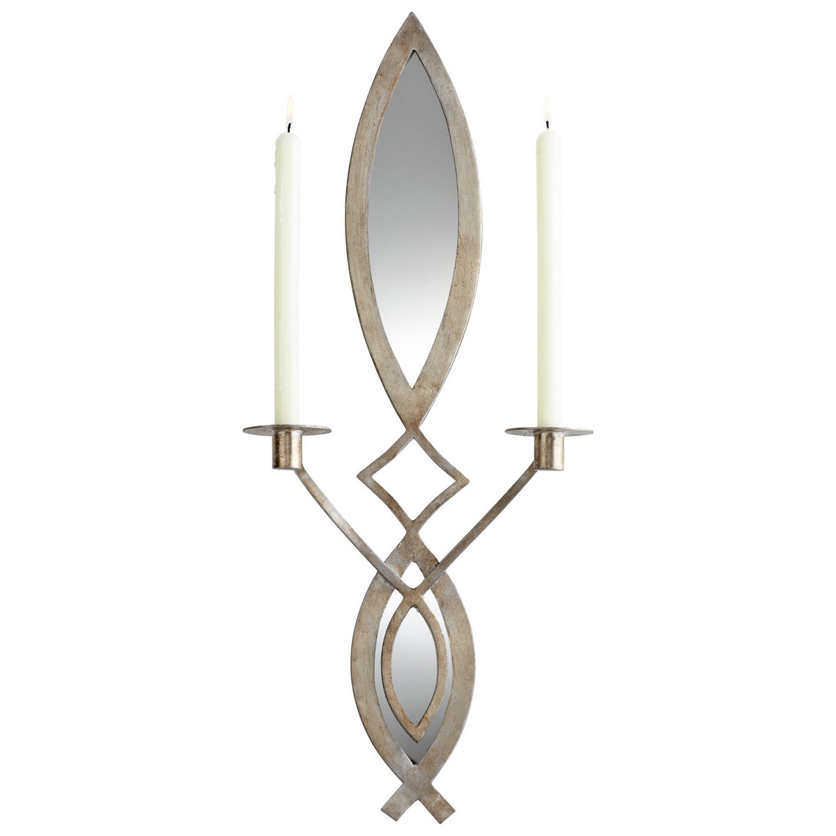 Cyan Canada - 06030 - Wall Candleholder - Exclamation - Mystic Silver