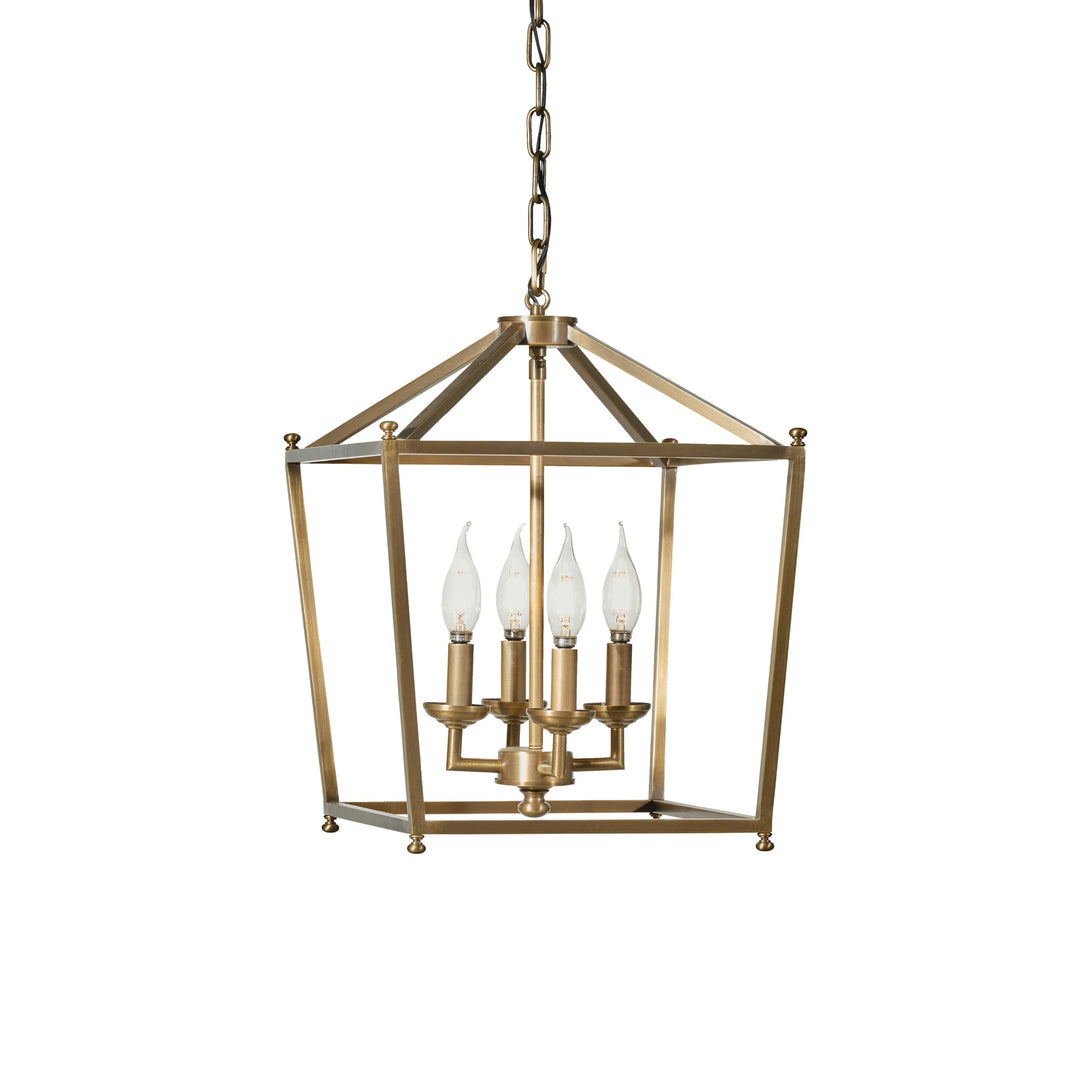 Varaluz - 538P04ATB - Four Light Pendant - Gridlock - Antique Bronze