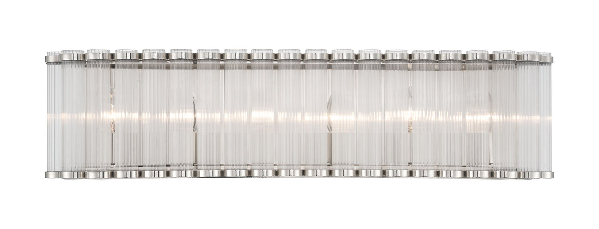 Eurofase 50043-026 Glasbury Vanity in Polished Nickel