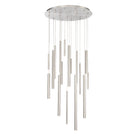 Eurofase 31445-025 Santana LED Chandelier in Satin Nickel