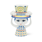 Bjørn Wiinblad 54050 Lady with Hat Vase in Blue