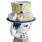 Bjørn Wiinblad 54050 Lady with Hat Vase in Blue
