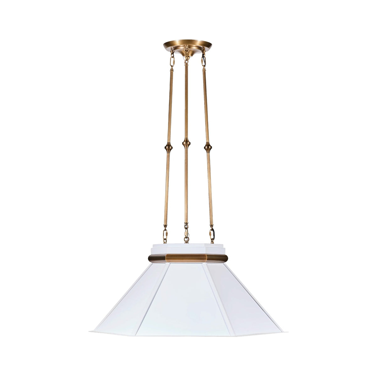 Varaluz - 540P01BWHTBRZ - One Light Pendant - Mood Swings - Heritage White/Heritage Bronze