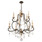 Troy Lighting Canada - F3516-PZ/DG - Dix lampes Suspendu - Bordeaux - Bronze parisien