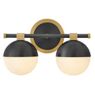 Meuble-lavabo Bowie 54562LCB-BK de Hinkley Lighting, en laiton laqué avec accents noirs