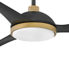 Éclairage intelligent Hinkley Lighting 906556FMB-LDD Alba LED Ventilateur  en noir mat
