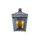 Varaluz - 547W02AZNCATB - Two Light Wall Sconce - Midnight Manor - Blackened Zinc/Antique Bronze