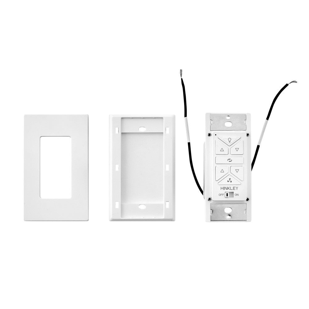 Commande murale réversible Hinkley Lighting 980024FWH HIRO - Câblée, blanche