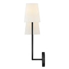 Applique double Lark 84260BK Cora en noir