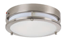 Éclairage linéaire LED en saillie Maxim Lighting 55546WTSN avec protection contre les interférences électromagnétiques, finition nickel satiné