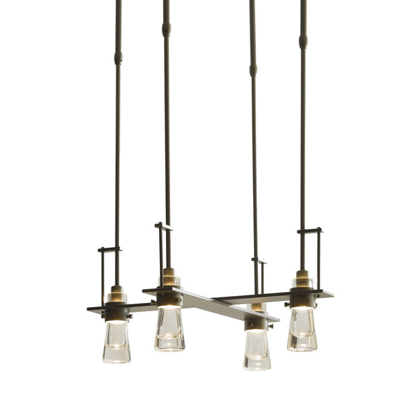 Erlenmeyer Four Light Pendant by Hubbardton Forge | Showroom Model