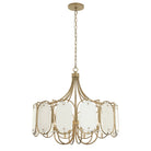 Varaluz - 556P06BK - Six Lumières Suspension - Panéliste - Baiser de cuivres