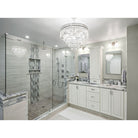 Crystorama - 5264-OS-CL-MWP - Seven Light Chandelier - Mercer - Olde Silver