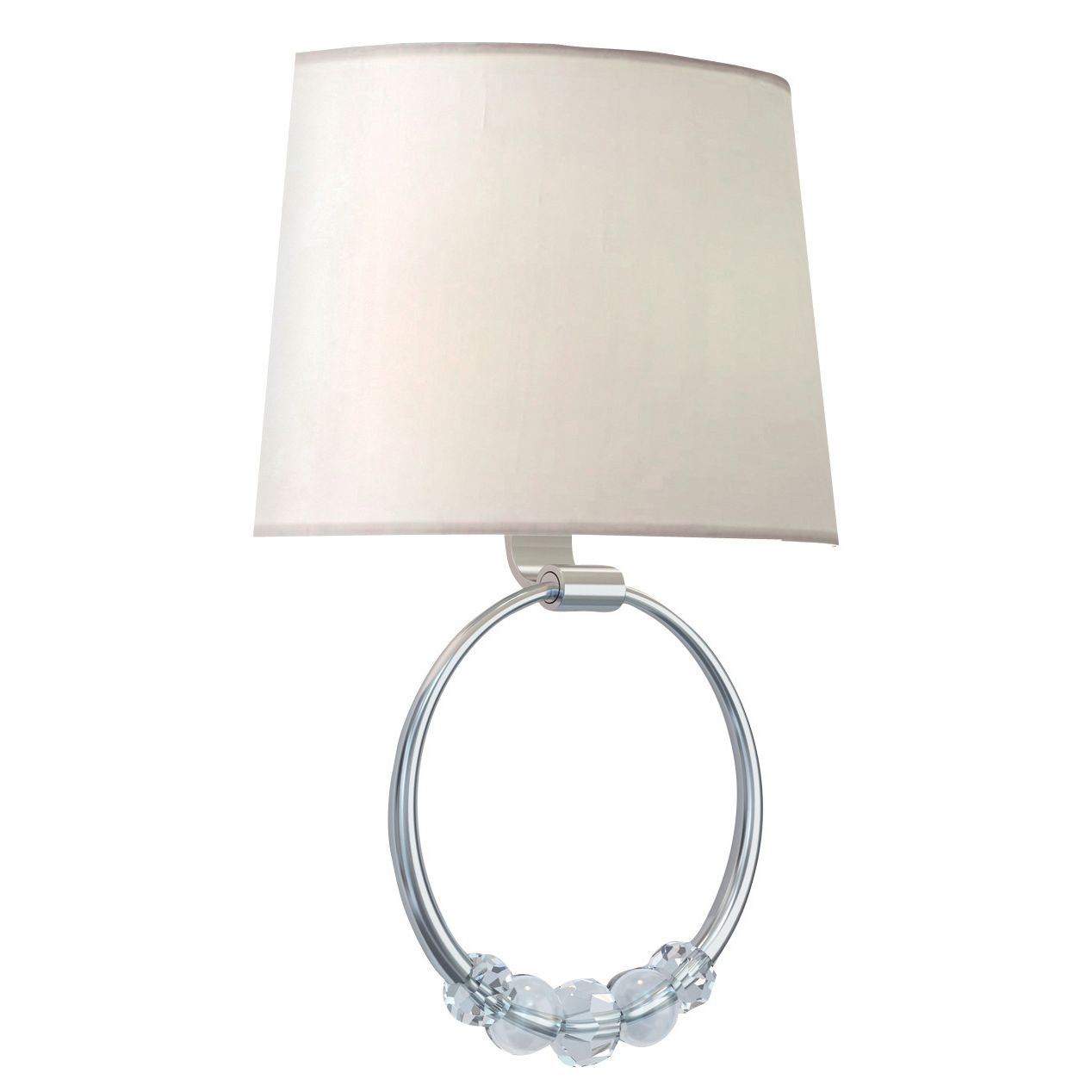 Crystorama - 8001-PN - Deux lumières Murale - Mirage - Nickel poli