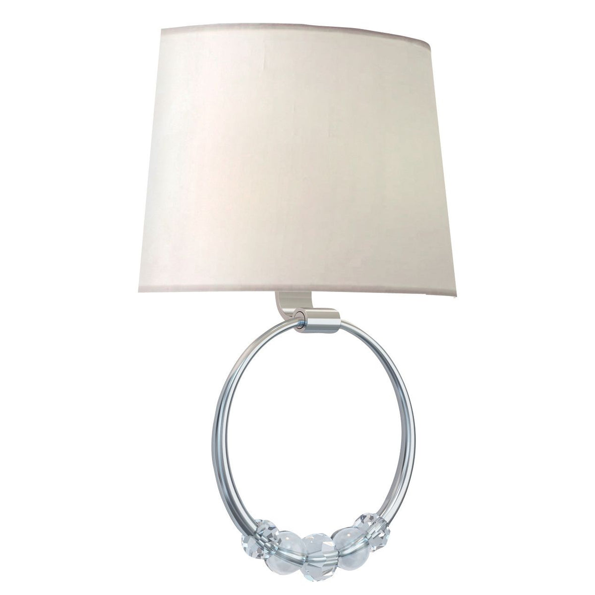 Crystorama - 8001-PN - Deux lumières Murale - Mirage - Nickel poli