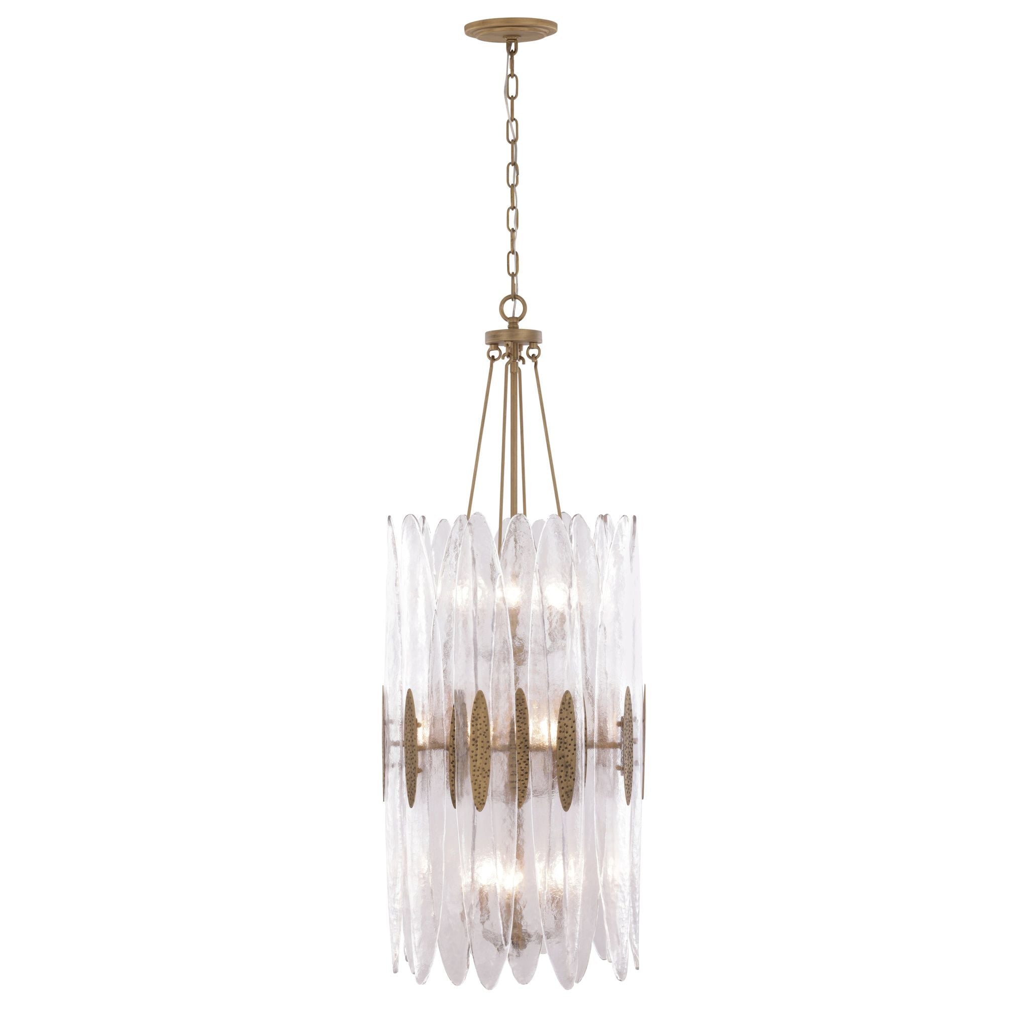 Varaluz - 557F09HG - Neuf Lumières Suspension - Aurore - Or Havana