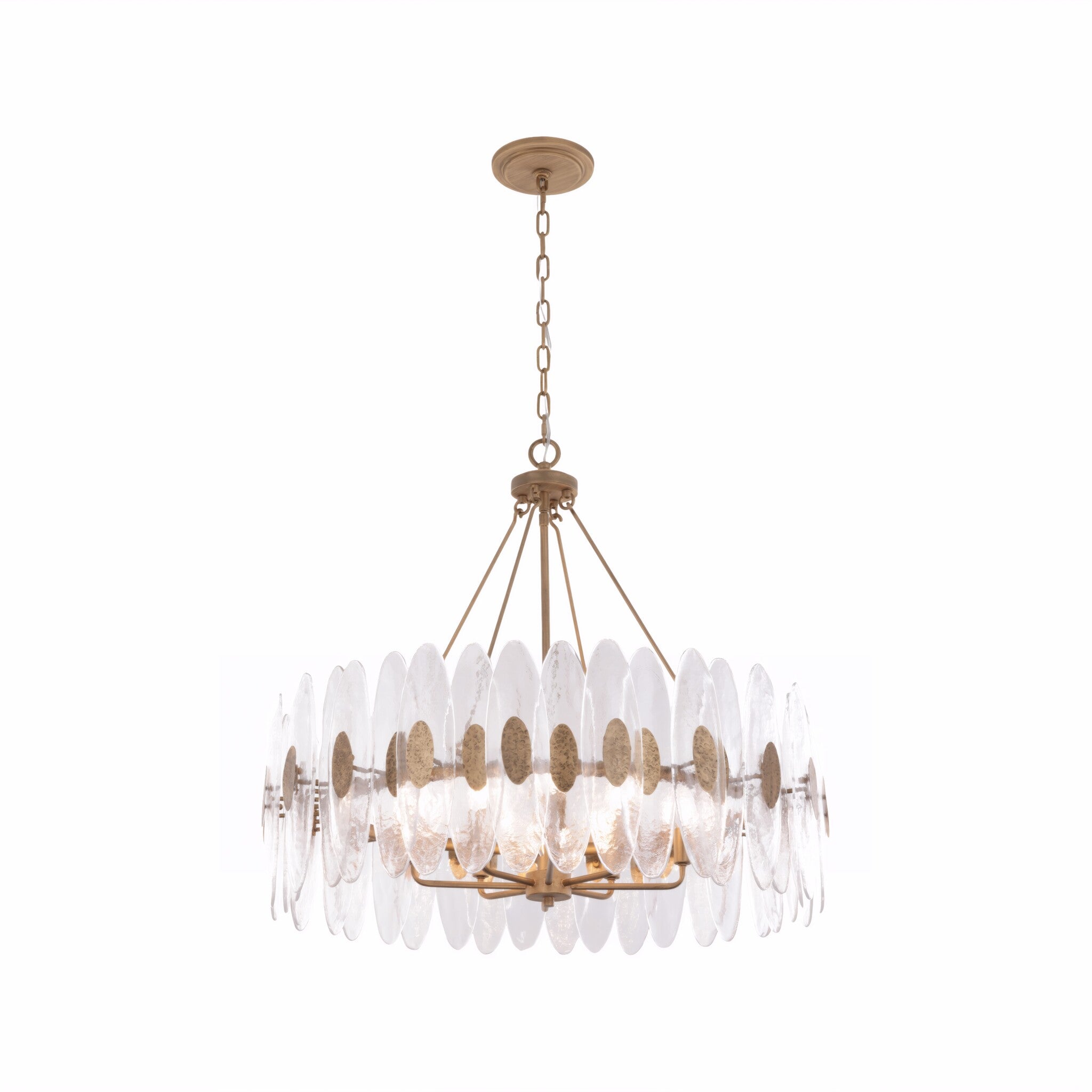 Varaluz - 557P08HG - Huit Lumières Suspension - Aurore - Or Havana