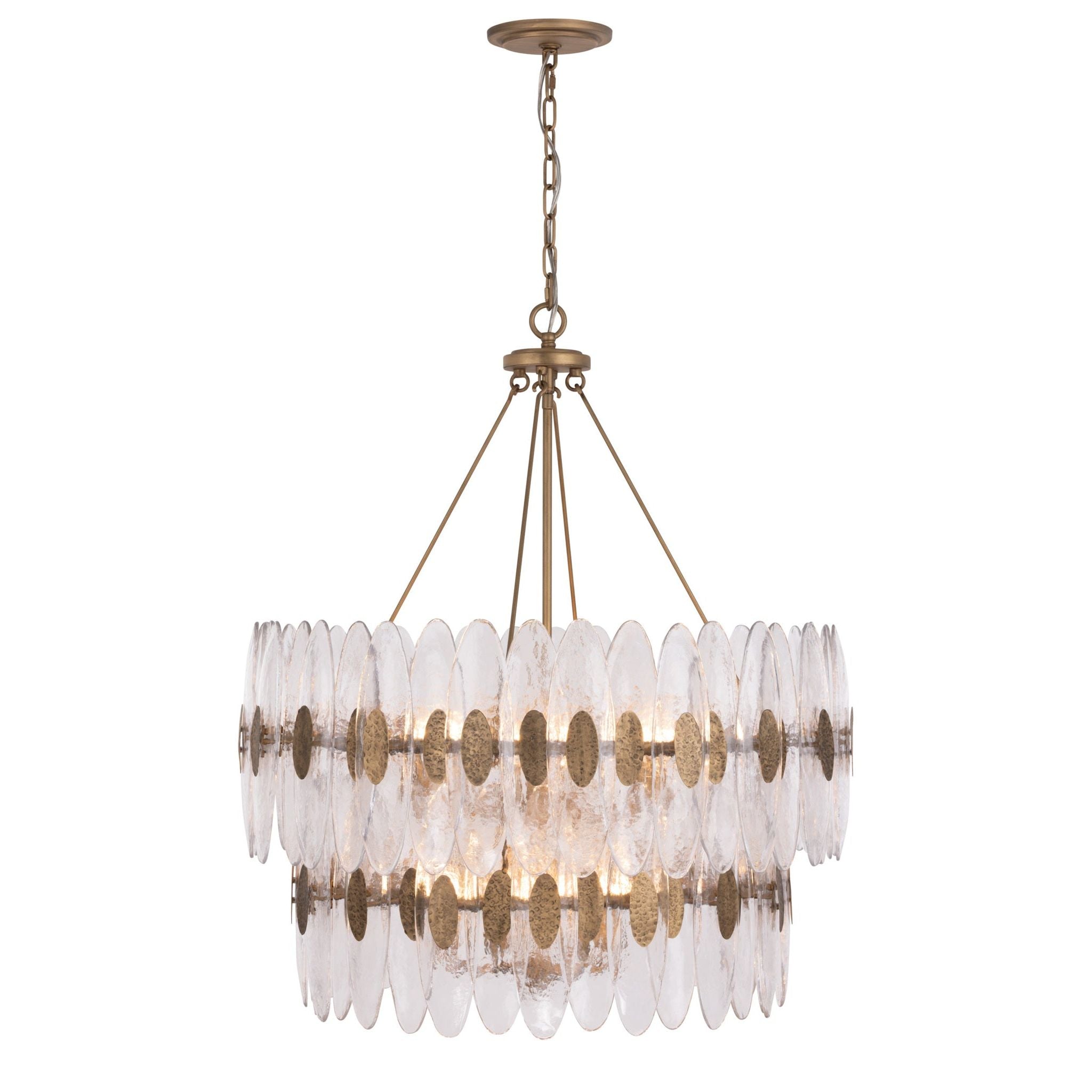 Varaluz - 557P14HG - 14 Lumières Suspension - Aurore - Or Havana