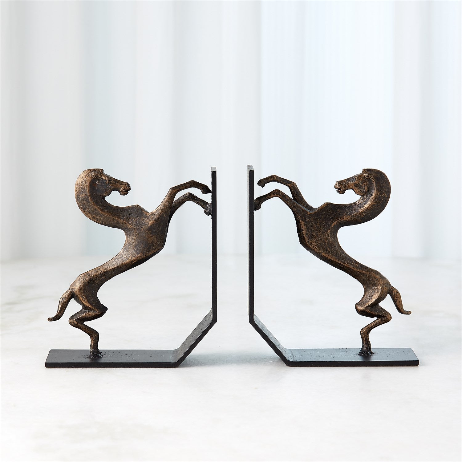 Standing Horse Bookends