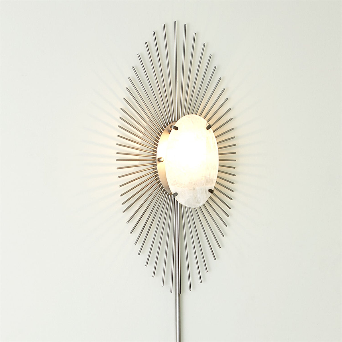 Radial Burst Electrified Wall Sconce