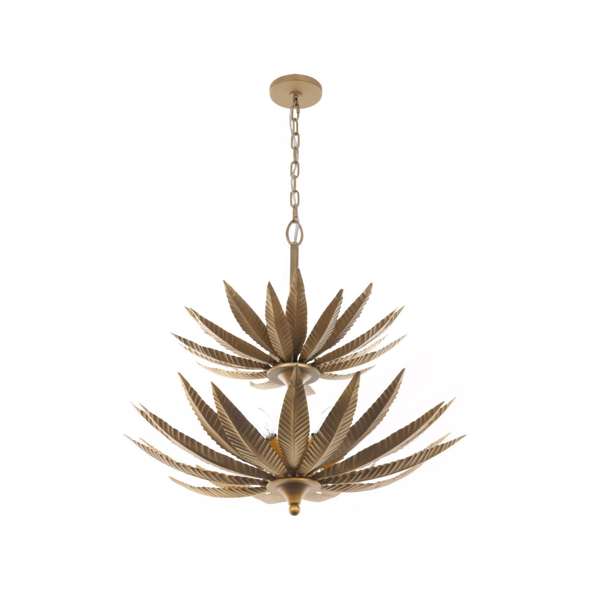 Varaluz - 563P09BK - Neuf Lumières Suspension - Zanara - Baiser de cuivres