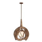 Varaluz - 564P01MHO - Une lumière Suspension - Swaylo - Minerai martelé