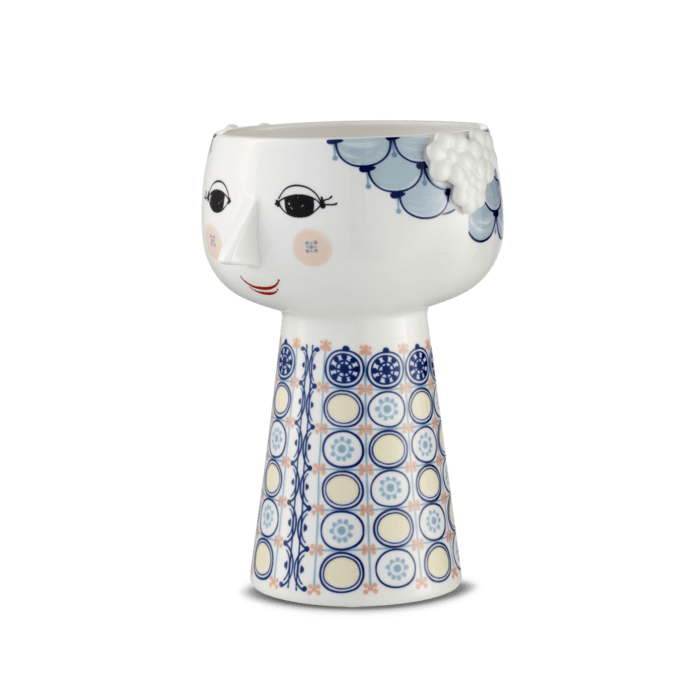Bjørn Wiinblad 56511 Eva Vase in Dark Blue