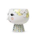 Bjørn Wiinblad 56512 Eva Flowerpot on Base in Yellow