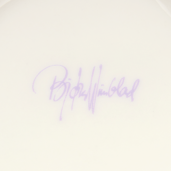 Bjørn Wiinblad 56536 Eva Vase in Lavender/Yellow