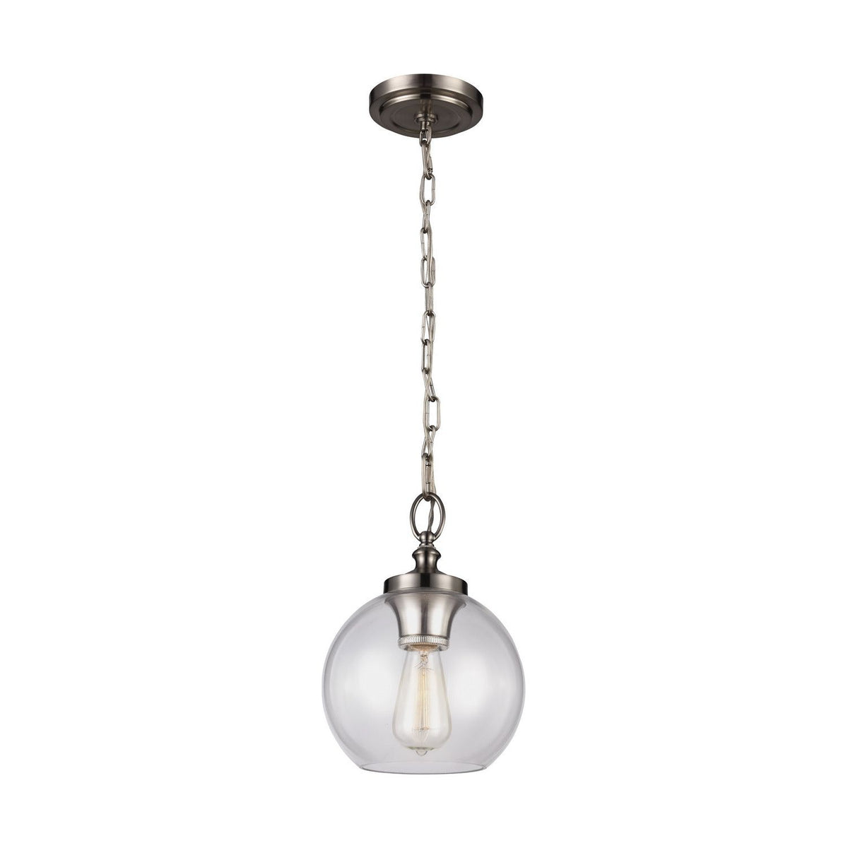 Visual Comfort Studio Canada - P1308BS - One Light Pendant - Tabby - Brushed Steel