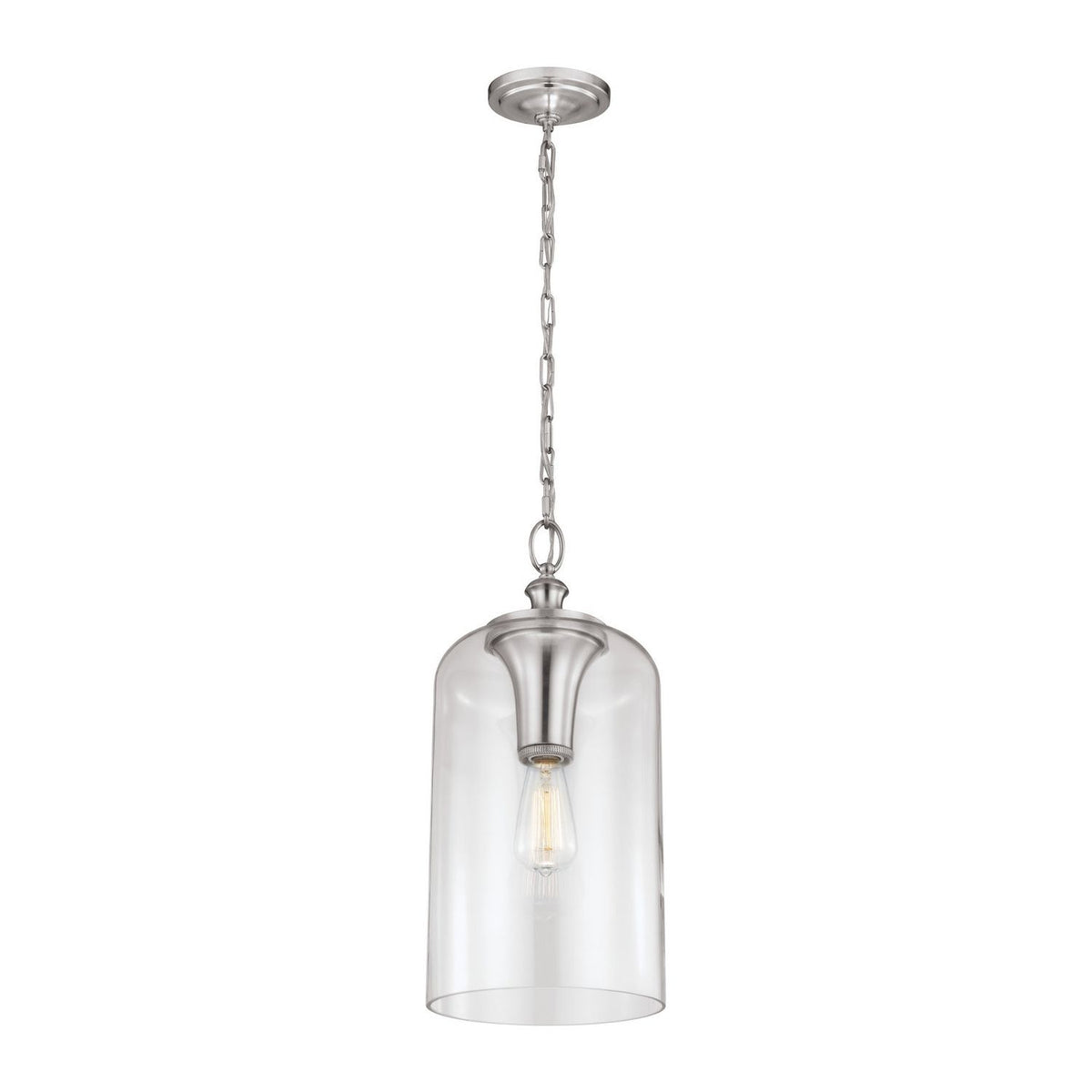 Visual Comfort Studio Canada - P1309BS - One Light Pendant - Hounslow - Brushed Steel