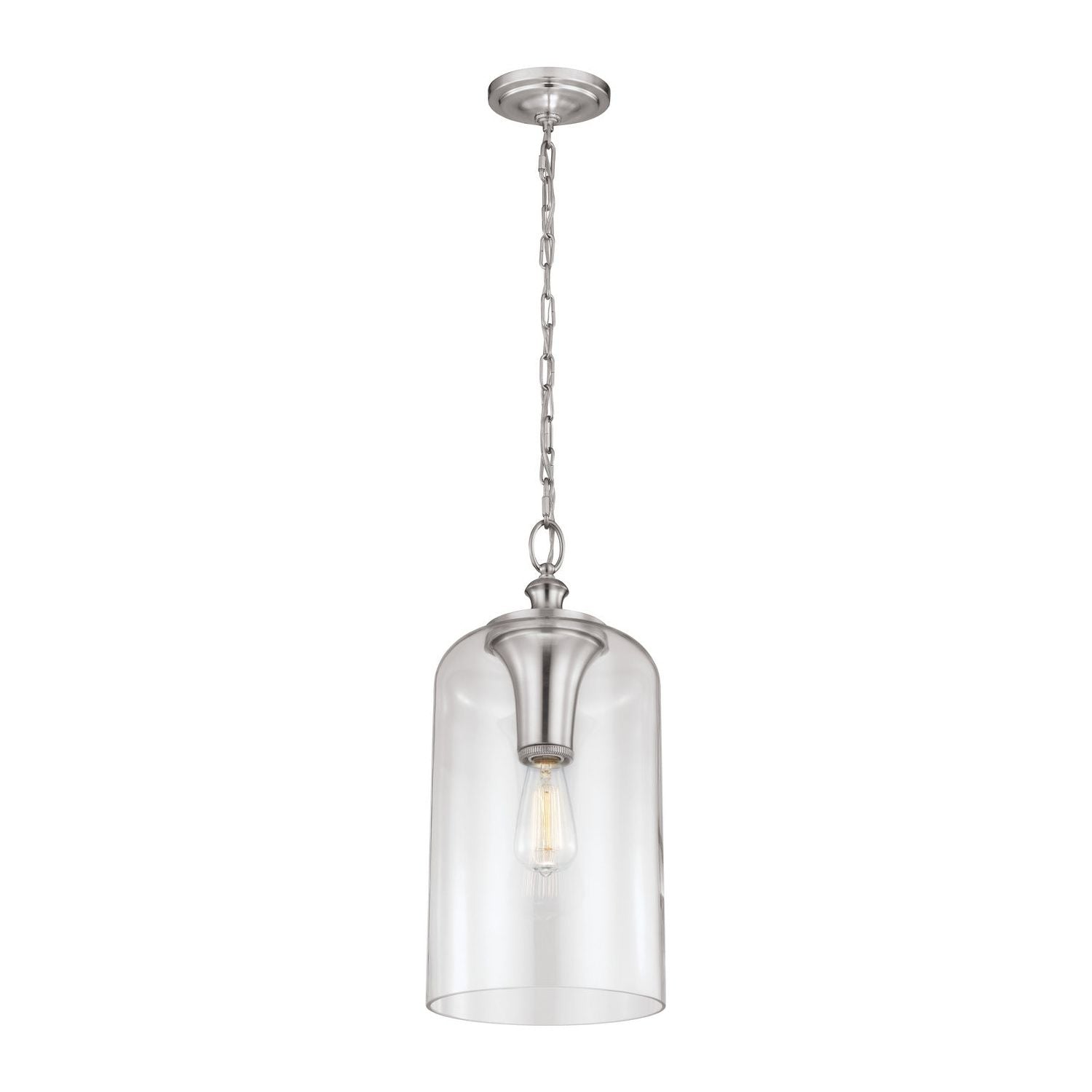 Visual Comfort Studio Canada - P1309BS - One Light Pendant - Hounslow - Brushed Steel