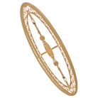 Fredrick Ramond FR41509PI Estie Alabaster Linéaire en Piastra Gold