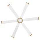 Éclairage intelligent LED Hinkley Lighting 906964FMW-LDD Andros Ventilateur  en blanc mat