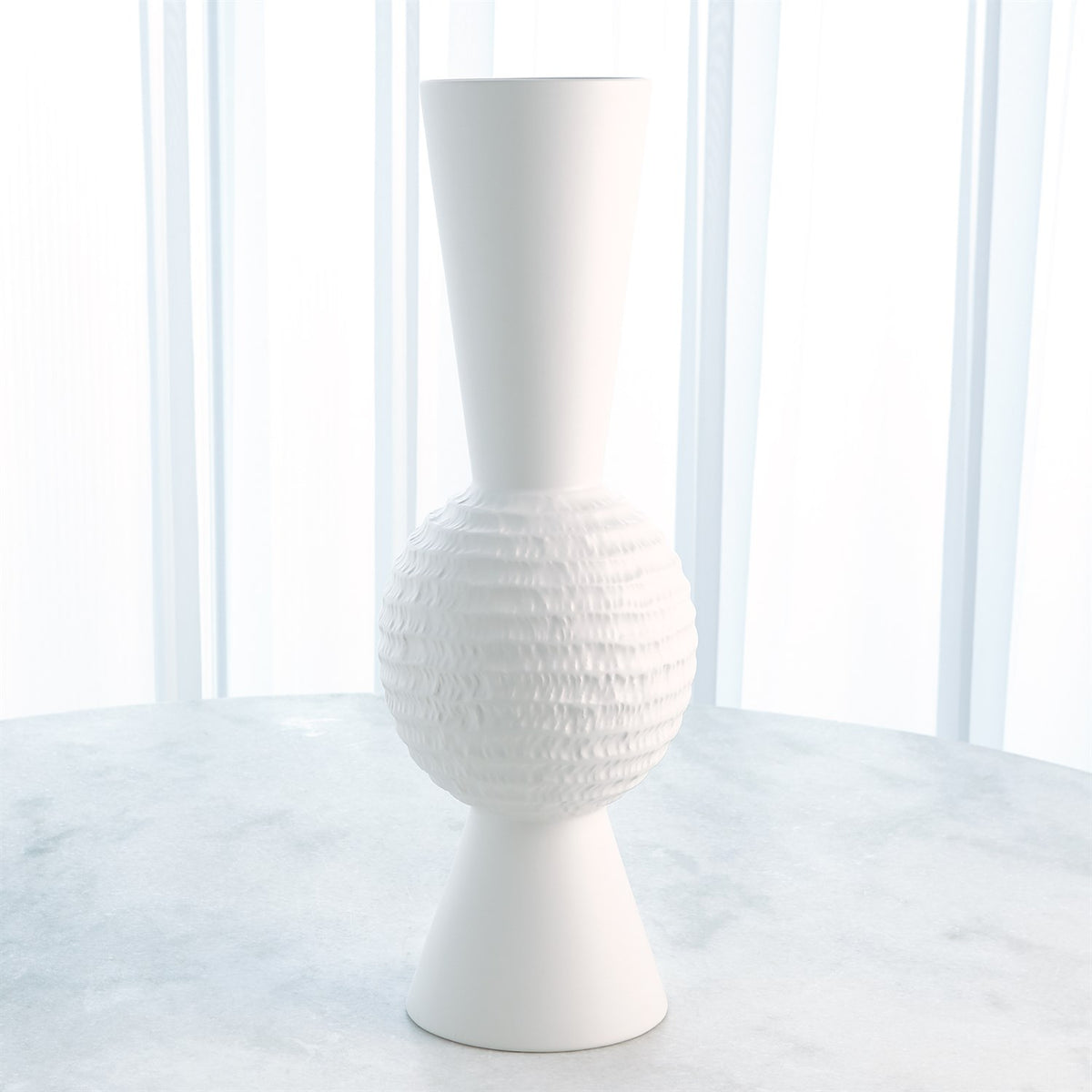 Chisled Orb Vase