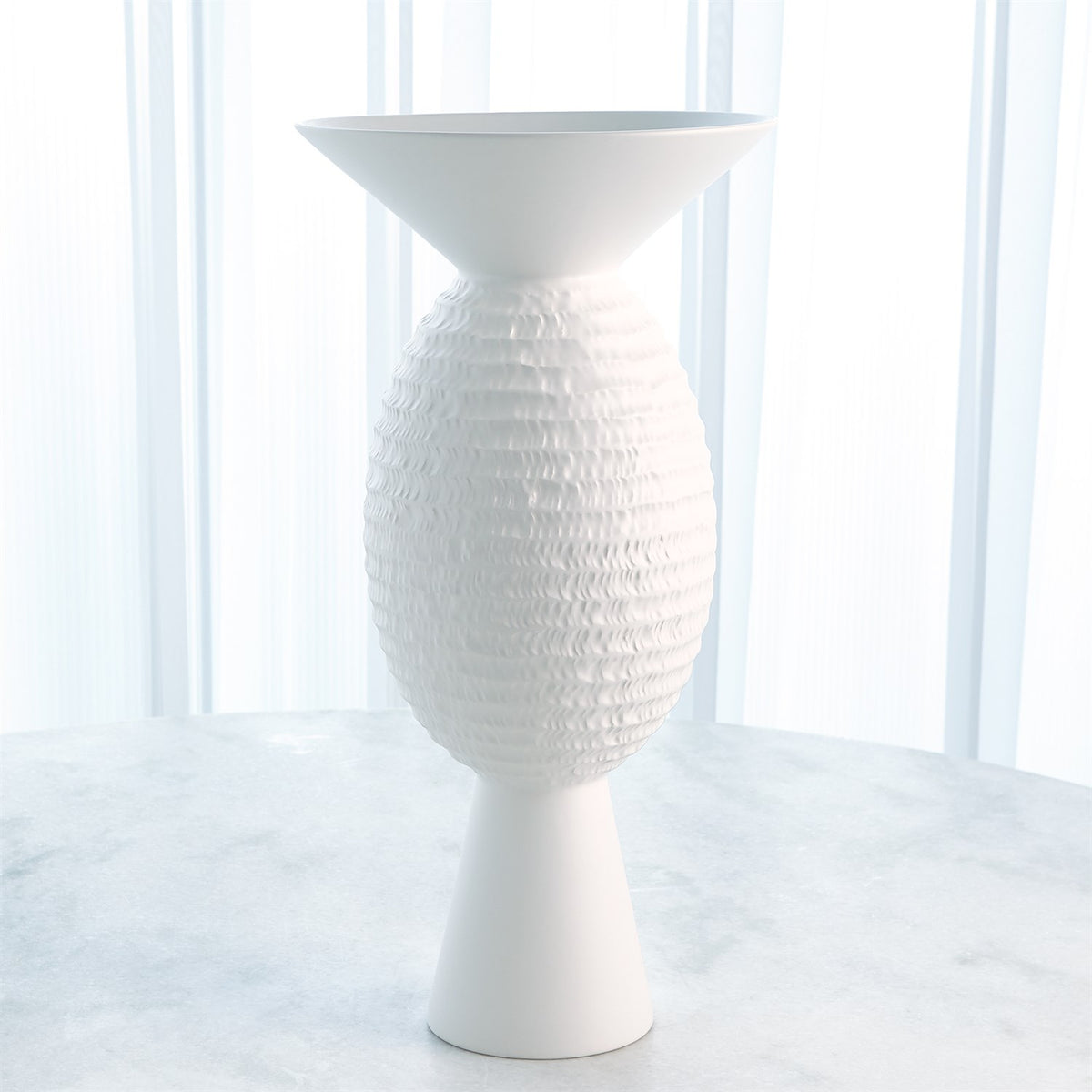 Chisled Orb Vase