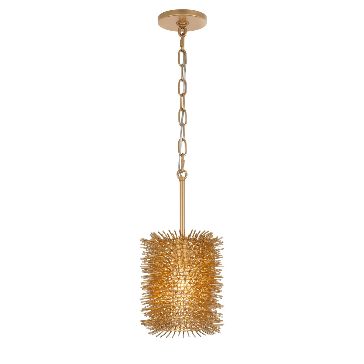 Varaluz - 569M01GO - One Light Pendant - Urchin - Gold
