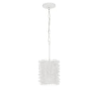 Varaluz - 569M01WH - Une lumière Suspension - Oursin - Blanc