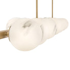 Fredrick Ramond FR41909LCB Selene Linear Chandelier in Lacquered Brass