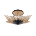 Varaluz - 570S03DBFG - Semi-remorque à trois lumièresPlafonnier - Aristocrate - Bronze foncé / Or français