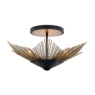 Varaluz - 570S04DBFG - Semi-remorque à quatre lumièresPlafonnier - Aristocrate - Bronze foncé / Or français